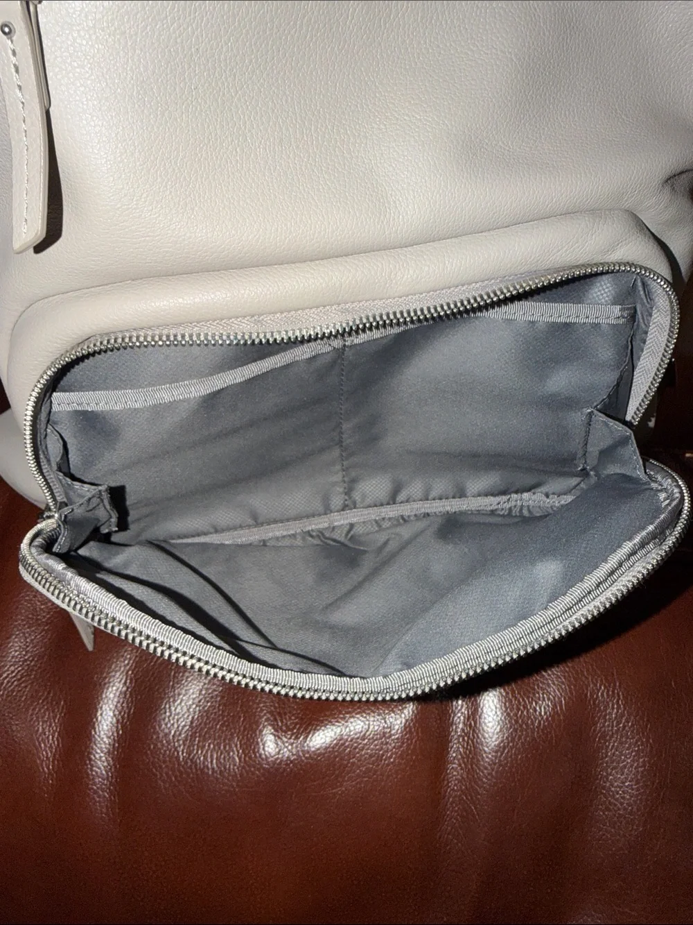 ‼️Tumi Voyageur Halle Leather Backpack
